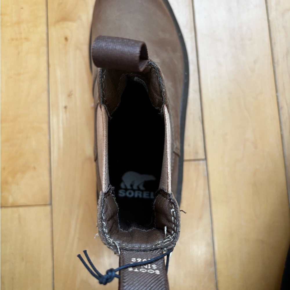 Sorel Brown Chelsea Slip-On Boots - Picture 4 of 4